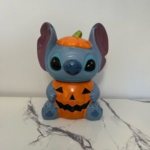 NEW VHTF Stitch Disney Halloween Jack-o’-lantern Pumpkin Canister